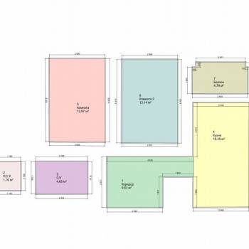 Продается 2-х комнатная квартира, 63,3 м²