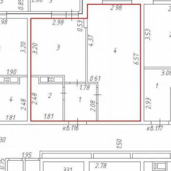 Продается 1-комнатная квартира, 35,7 м²