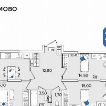 Сдается Многокомнатная квартира, 88,5 м²
