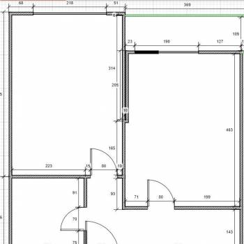 Продается 1-комнатная квартира, 45,3 м²