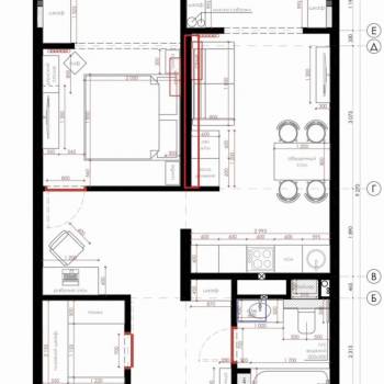 Сдается 1-комнатная квартира, 50 м²