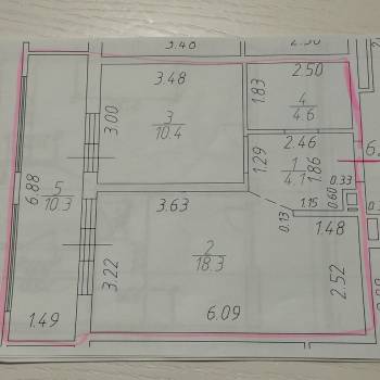 Сдается 1-комнатная квартира, 47 м²