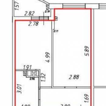 Продается 1-комнатная квартира, 42 м²