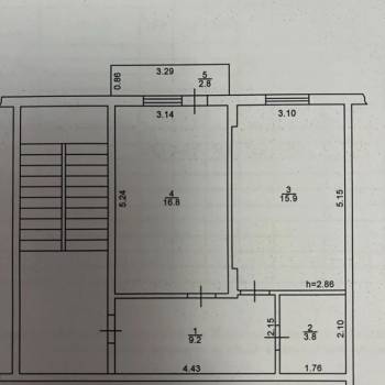 Продается 1-комнатная квартира, 48,5 м²