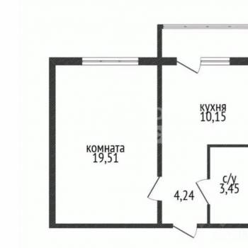 Продается 1-комнатная квартира, 38 м²