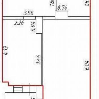 Продается 1-комнатная квартира, 43 м²