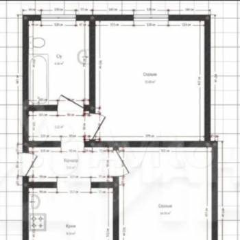 Продается 2-х комнатная квартира, 59 м²