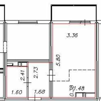 Продается 1-комнатная квартира, 27,4 м²
