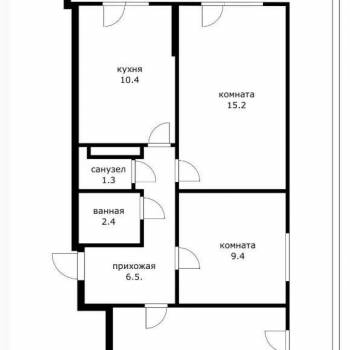 Продается 3-х комнатная квартира, 61,5 м²