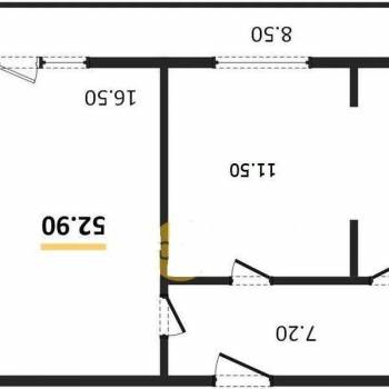 Продается 2-х комнатная квартира, 57 м²