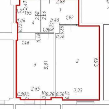Продается 1-комнатная квартира, 43,9 м²