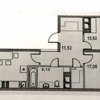 Продается 2-х комнатная квартира, 77,8 м²