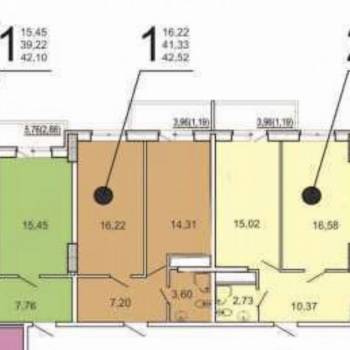 Продается 1-комнатная квартира, 46 м²