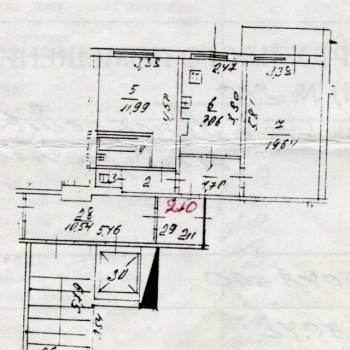 Продается 2-х комнатная квартира, 51,8 м²