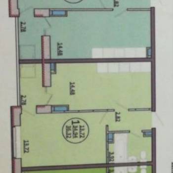 Продается 1-комнатная квартира, 36,7 м²