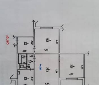 Продается 3-х комнатная квартира, 86,7 м²