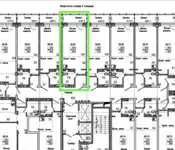 Продается 1-комнатная квартира, 29 м²