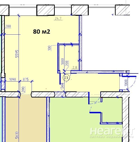 Продается 3-х комнатная квартира, 80 м²