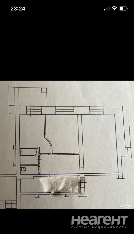 Продается 2-х комнатная квартира, 56 м²