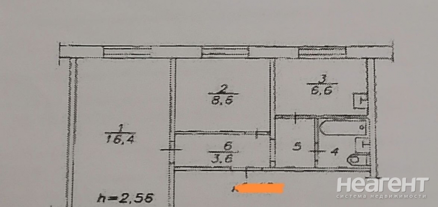 Продается 2-х комнатная квартира, 40,3 м²