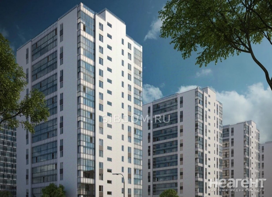 Продается 1-комнатная квартира, 41,9 м²