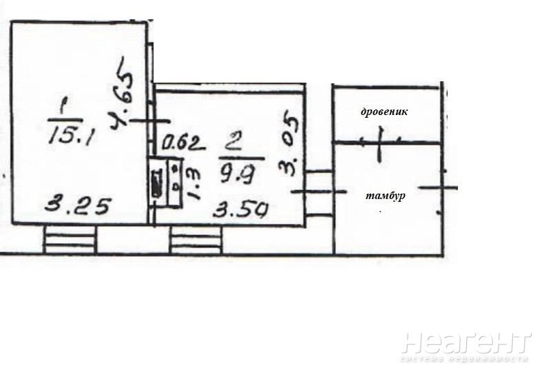 Продается 1-комнатная квартира, 25 м²