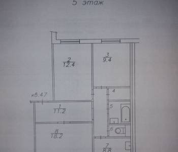 Продается 3-х комнатная квартира, 66,6 м²