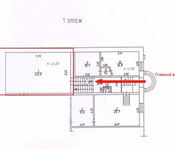 Сдается Нежилое помещение, 42 м²