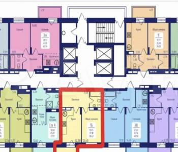 Продается 1-комнатная квартира, 38,4 м²