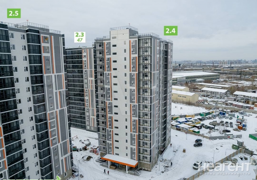 Продается 3-х комнатная квартира, 76,2 м²