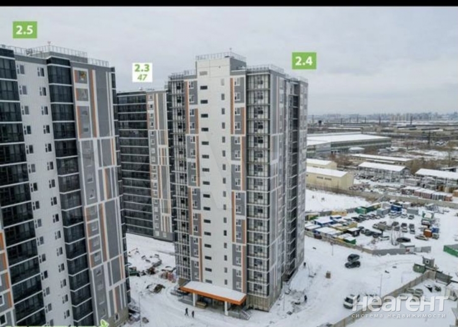 Продается 2-х комнатная квартира, 61 м²