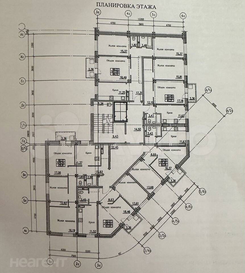 Продается 2-х комнатная квартира, 53 м²