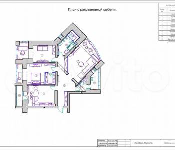 Продается 3-х комнатная квартира, 168 м²