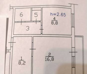 Продается 1-комнатная квартира, 40,7 м²