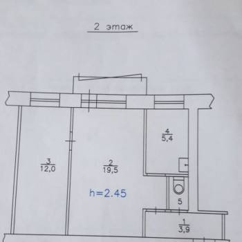 Продается 2-х комнатная квартира, 42,1 м²