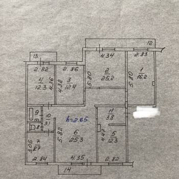 Продается Многокомнатная квартира, 127 м²