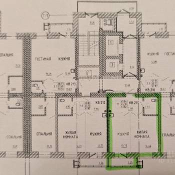 Продается 2-х комнатная квартира, 62 м²