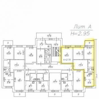 Сдается Многокомнатная квартира, 69 м²