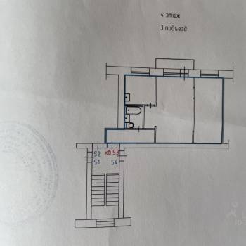 Продается 2-х комнатная квартира, 46 м²