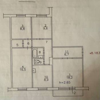 Продается Многокомнатная квартира, 84 м²