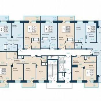 Продается 3-х комнатная квартира, 83,3 м²