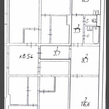 Продается 1-комнатная квартира, 43,8 м²