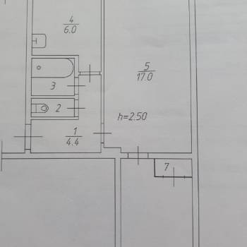 Продается 2-х комнатная квартира, 44,2 м²