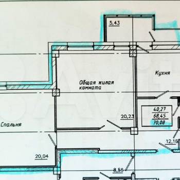 Продается 2-х комнатная квартира, 70 м²