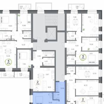 Продается 3-х комнатная квартира, 70,5 м²