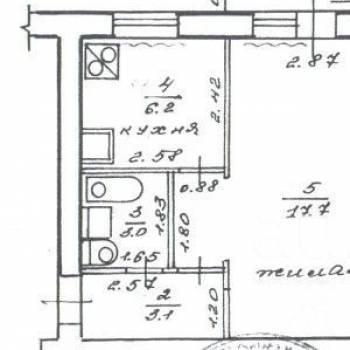 Сдается 2-х комнатная квартира, 53 м²