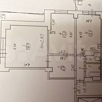 Продается 2-х комнатная квартира, 65,5 м²