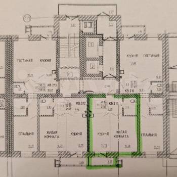 Продается 1-комнатная квартира, 44 м²