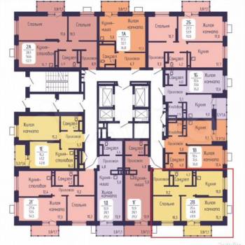 Продается 2-х комнатная квартира, 49,9 м²