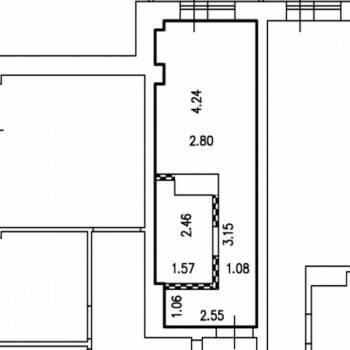 Продается 1-комнатная квартира, 22,4 м²